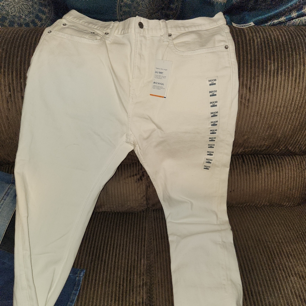 White jeans